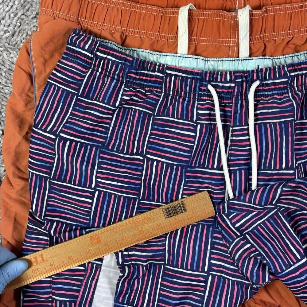 Tommy Bahama Swim Trunks Lot of Two Mens XL Geometric Beach Summer Tropical Surf
